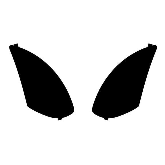 Rvinyl Headlight Protection Film Covers Compatible with Infiniti G35 2003-2007 (Coupe) - Matte Smoke