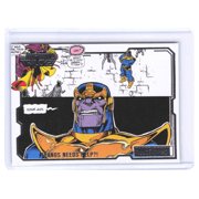 2023 Upper Deck Marvel Allegiance The Infinity Trilogy Canvas Foil CH-35 Thanos Adam Warlock Trading Card