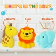 thumbnail image 3 of Baby Bath Sponge Set - Animal Kingdom Sponge 3 Pack Featuring Lion, Elephant, Giraffe - Bath Essentials for Baby Boys Girls Infants, Baby Gifts for Newborn and Kids, Must Have Toy Accessories for Bath, 3 of 7