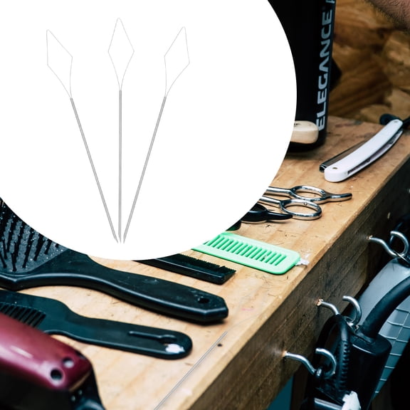 ETHZZLE Interlocking Tool Stainless Steel Dreadlock Crochet Needles 3Pcs