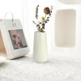 thumbnail image 6 of Beige Ceramic Vase, GUKJOB Small Cute Flower Vase for Pampas Grass, Home, Living Room, Dining Table, Farmhouse, Office Decor, Bedroom, Table, and Kitchen Shelf (Beige), 6 of 14