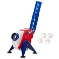 thumbnail image 1 of Franklin Sports Kids MLB Pitching Machine - MLB Baseball Pitching Machine for Kids Batting Practice - MLB Power Pitcher with Adjustable Speeds and Launch Angles (White/Red), 1 of 5