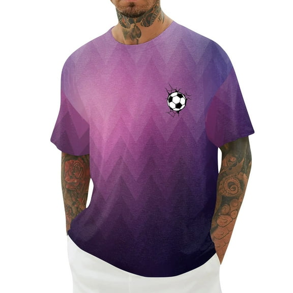 FBMDBB Men's Summer T-Shirts Casual Knit Short Sleeve Crewneck Solid Knitted Pullover Tees 2024 Football T-shirt Streetwear