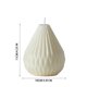 thumbnail image 3 of Fiudx Artículos en oferta con ofertas flash Vela de aromaterapia con líneas geométricas nórdicas en forma de columna, grande, color blanco, 3 of 5