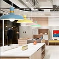 thumbnail image 4 of Modern Minimalism Colorful Pendant Light Fixture, Simple Metal Aluminum Pendant Lighting, Retro Farmhouse Pendant Lamp, Pendant Light for Over Dining Room Table Kitchen Island Cafe, 4 of 7