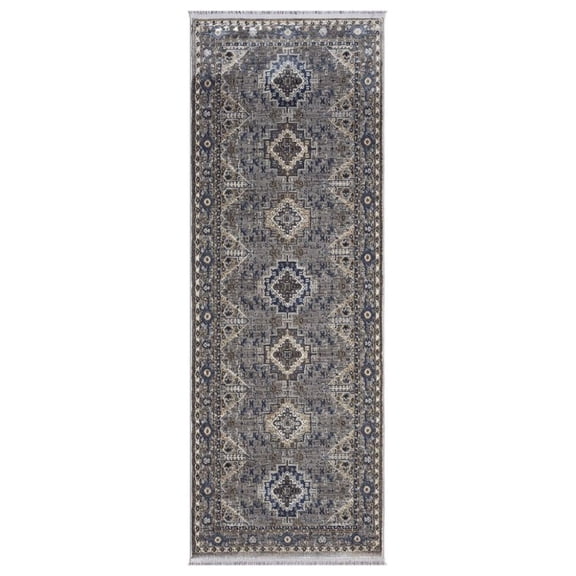 United Weavers Hudson Area Rug 680 50172 Magi Grey, 2' x 7'