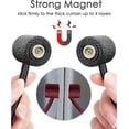 thumbnail image 4 of Curtain Tie Backs Strong Magnetic,Metal Curtain Tiebacks Hooks,Tie Clips Curtain Holdbacks Rings for Home Office Window Curtain Straps 1 Pair (red), 4 of 5