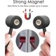 thumbnail image 5 of Curtain Tie Backs Strong Magnetic,Metal Curtain Tiebacks Hooks,Tie Clips Curtain Holdbacks Rings for Home Office Window Curtain Straps 1 Pair (army green), 5 of 5