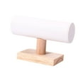 thumbnail image 4 of Soporte para pulseras, organizador de joyas, soporte de mesa con barra en T, estante de almacenamiento de joyas para Blanco, 4 of 9
