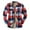 Blue, variant on IROINNID Men's Shacket Turndown Lapel Long Sleeve Plaid Loose Jacket Multifunctional Jacket Outdoor Jacket Outwear & Jackets
