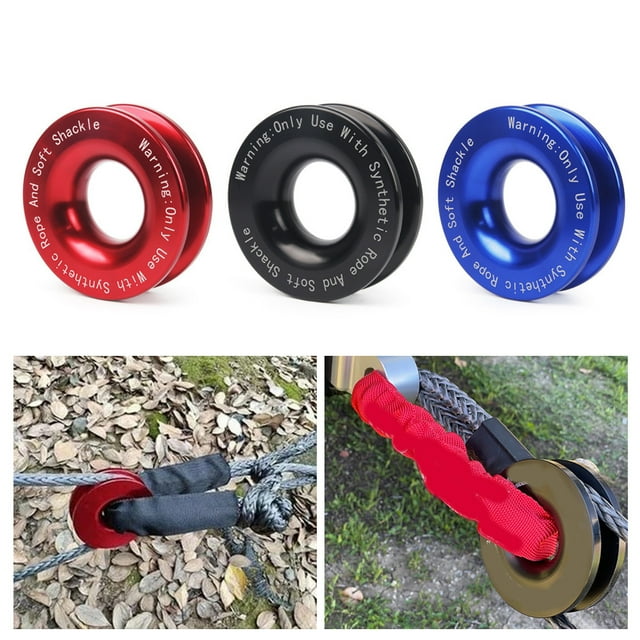 pulley,Rope Red Suv Off-road Soft And Rope Retention Wheel Synthetic Rope Vehicle Recovery Rope Utv Suv Snatch Recovery Suv Atv Winch Recovery Red Soft Synthetic Recovery Red Atv Winch Rope
