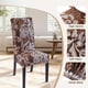 thumbnail image 3 of Juego de 6 Fundas Elásticas Marrones para Sillas de Comedor SearchI, 3 of 8