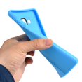 thumbnail image 6 of Samsung CSSAMA5-SLJ-BL Galaxy A5 Slim Jacket TPU Case with Leather Look, Blue, 6 of 6