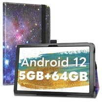 Labanema Compatible with Blackview Tab 7 Wifi Case,Blackview Tab 8 Wifi Case,Folio 2-folding Stand Cover for Blackview Tab 7 Wifi/Blackview Tab 8 Wifi 10.1" Tablets,Galaxy