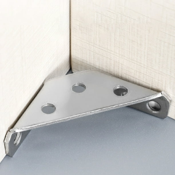 WEUVEB 10Ud Conectores De Esquinas Para Madera En Inoxidable Soporte Universal Para Muebles De Cocina