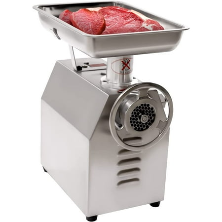 

Miumaeov 110V Commercial Electric Meat Grinder Stainless Steel 1100W Counter Top 550lbs/h