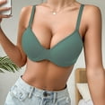 thumbnail image 6 of Txenfivo Push Up Bras for Women Full Coverage Plunge Underwire T-Shirt Bra Padded Push Up Bra for Everyday Comfort, 32B-40C, 6 of 9