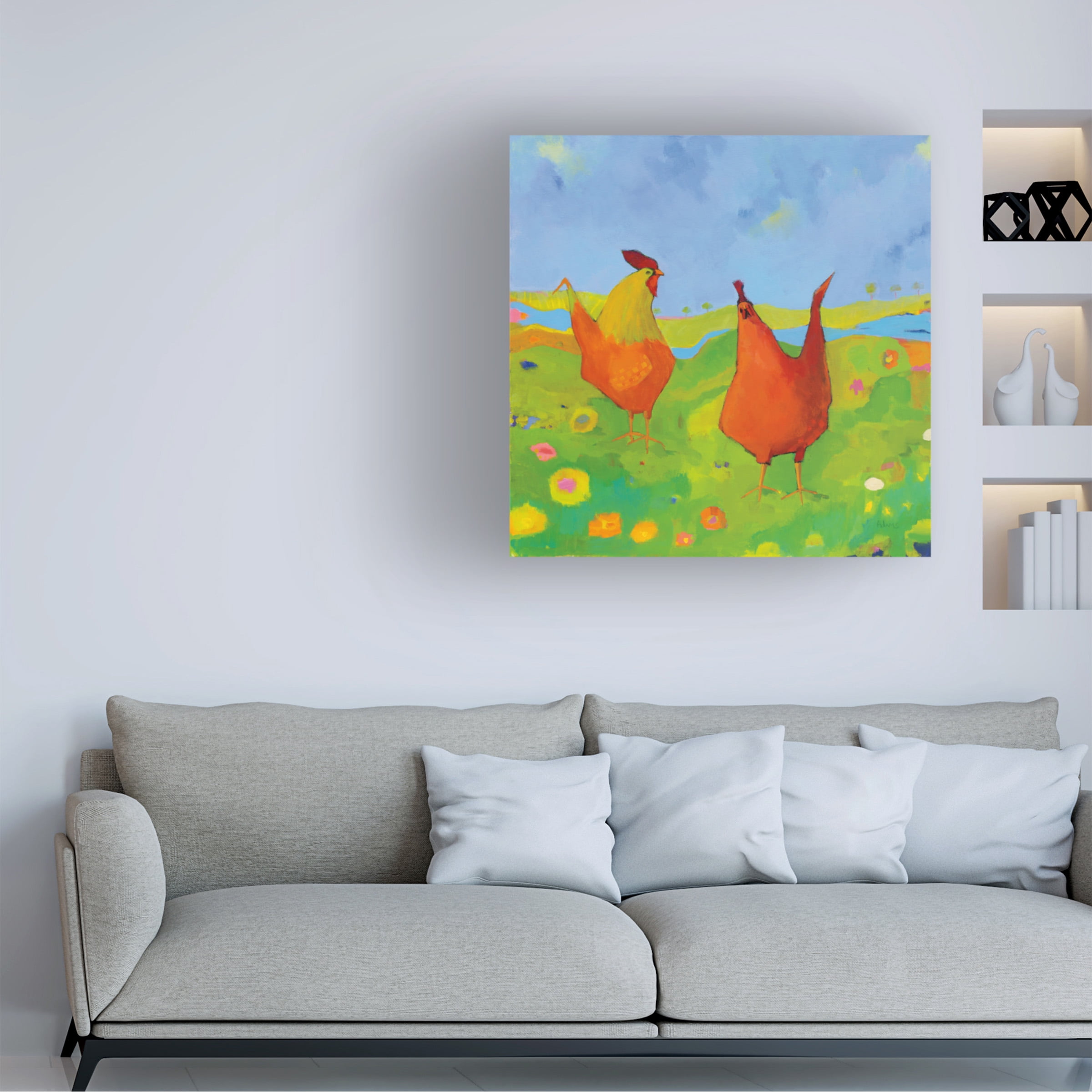 Phyllis Adams 'Splash' Canvas Art