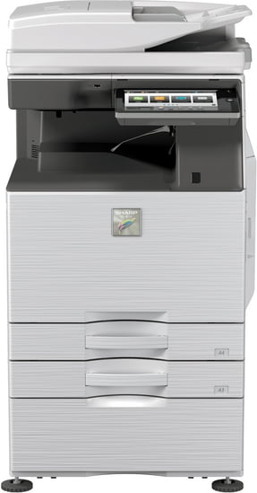 Sharp MX-3570N A3/A4 Color Laser Multifunction Printer – 35 ppm, Copy, Print, Scan, Auto Duplex, Network, Wireless, 2×550-Sheet Drawers