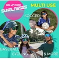 thumbnail image 4 of Pack de 2 gafas de sol Dude Perfect para niños y niños, color negro y camuflaje, 4 of 6