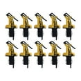 thumbnail image 1 of 10 boquillas para botellas de aceite galvanizadas tipo prensa, para verter licor y tapones de aceite., 1 of 8