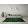 thumbnail image 3 of Ahgly Company Indoor Rectangle Abstract Green Modern Area Rugs, 7' x 10', 3 of 4
