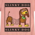 thumbnail image 3 of Disney - Type Block Slinky - Toddler & Youth Girls Short Sleeve Graphic T-Shirt, 3 of 5