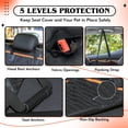 thumbnail image 4 of Hamaca para Perro Nobleza Convertible Antideslizante Impermeable para Coche, 4 of 9