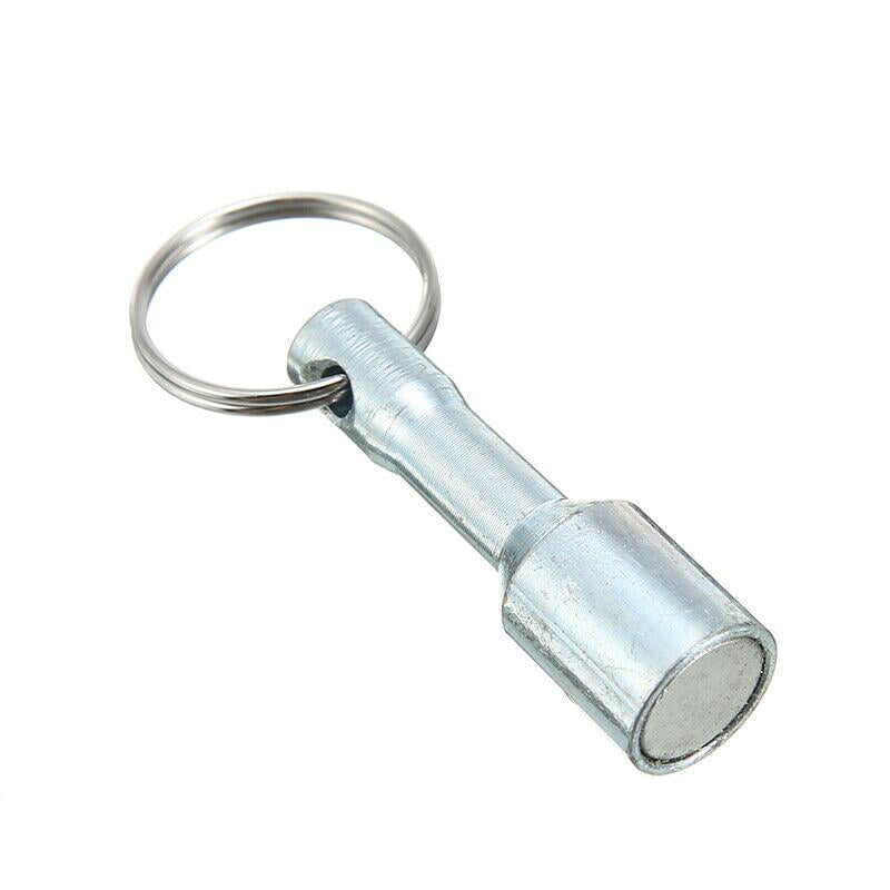 Super strong metal neodymium magnet keychain split ring pocket keyring holde Kw 