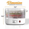 thumbnail image 2 of NutriChef Food Dehydrator Machine - Conservador de alimentos NutriChef NutriChef, 2 of 2