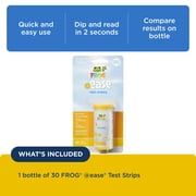 FROG @ease Test Strips for Hot Tubs and Swim Spas - Test Strip with Out Indicator for FROG @ease SmartChlor Cartridges, pH, Total Alkalinity and Total Hardness - 30 Strips