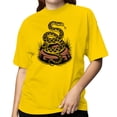 thumbnail image 2 of Smartprints Don'T Tread on Me Rattlesnake Vintage Women's T-Shirt Daisy, Cotton, S, 2 of 4