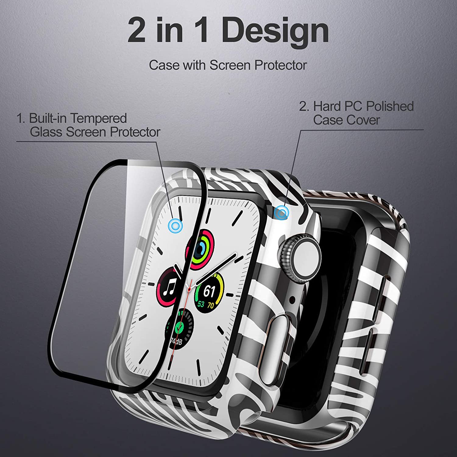 Hard Cover Compatible with Apple Watch Series 3 42mm Case, High