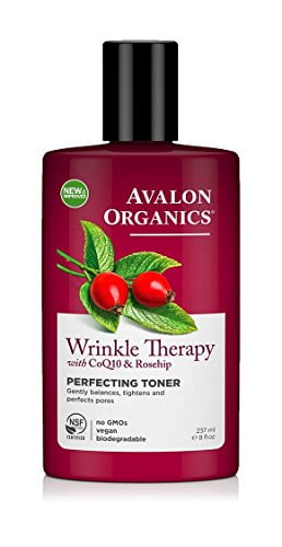 Avalon Organics CoQ10 Perfecting Facial Toner, 8 Ounce