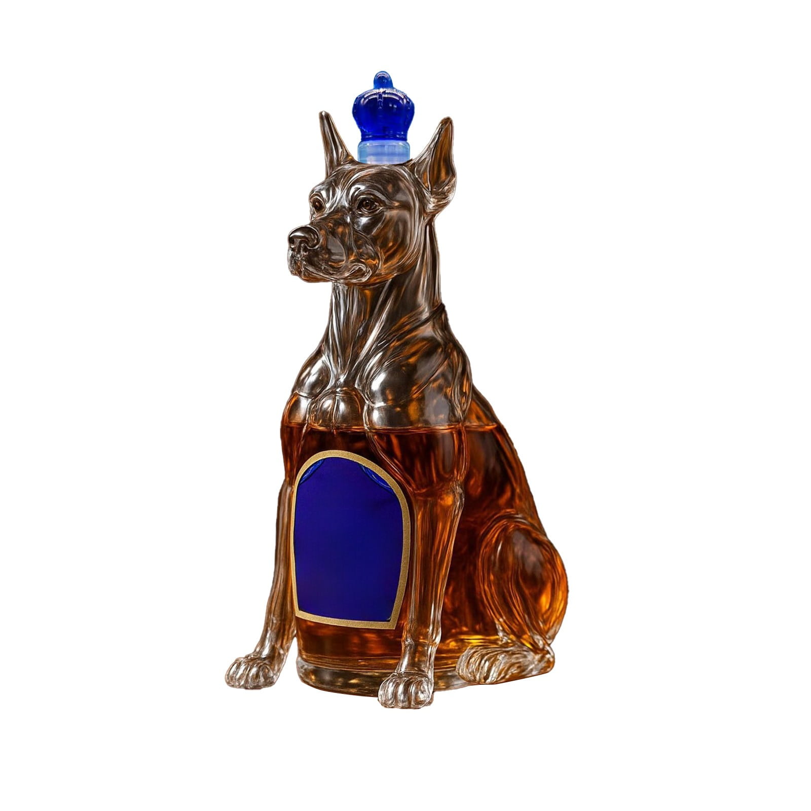 Hunting Dog Whiskey Bottle 3D Engraved Glasses , Hunting Dog