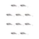 thumbnail image 1 of Advancent Kit de cucharas para trucha, señuelo de pesca Wobbler tembloroso, Mini cebo Crankbait de un solo gancho, cebos de agua dulce para Plata 4g 10Conjunto, 1 of 6