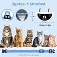 thumbnail image 6 of PetJoy 2 in 1 Cat Shock Collar with Remote,Cat Training Collar with 4 Modes,Auto Anti Meow Collar,Mild and Helpful,Pink,Christmas Birthday Gifts, 6 of 7