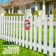 ANLEY 24 Hour Video Surveillance Aluminum Warning Sign, Trespassers Will Be Prosecuted - No Trespassing Security Alert - 12 x 12