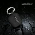thumbnail image 4 of Dteck for AirPods 4th Gen Case Cover with Keychain, Full Protective Case for Men and Women, Compatible with Apple Latest AirPods 4 Case 2024,Blue-Lichee Pattern, 4 of 4