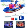 thumbnail image 5 of ISHANTECH Bath Toys , Light Up Pool Bathtub Toy Boat with Water Sprinkler Bath Toys (Includes 2 Boat), 5 of 6