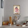 thumbnail image 7 of 1PC Cat Metal Tin Sign Kitty Biscuits We Knead Em You Need Funny Sign Vintage Poster Bathroom, 7 of 7