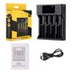 thumbnail image 4 of LII-S4 Cargador de batería LCD 4 ranuras para 26650 21700 18350 AA AA Batería de litio NiM MABOTO  Adaptador de carga, 4 of 6