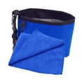 thumbnail image 2 of Bolsa para limpiar palos de golf y pelotas, bolsa para lavar pelotas, bolsa limpiadora para quitar polvo y césped, clip para colgar para practicar en azul, 2 of 7