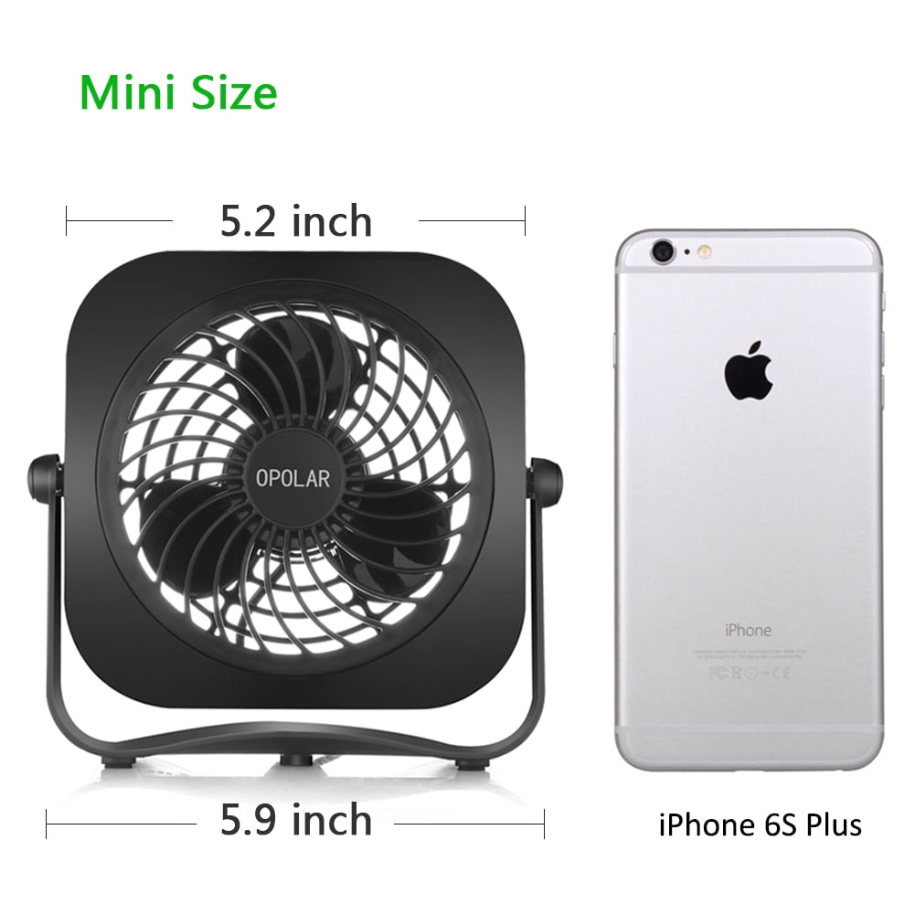 Private Jungle 4 Inch Mini USB Desk Fan, 2 Speeds, Lower Noise, USB Powered, 360° Up and Down,3.8 ft Cable,Powerful Black Fan for Home and Office Private Jungle 4 Inch Mini USB Desk Fan, 2 Speeds, Lower Noise, USB Powered, 360° Up and Down,3.8 ft Cable,Powerful Black Fan for Home and Office