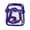 Purple, variant on kladzum Clear Crossbody Bags Clear Purse Bag Stadium Approved Work & Business Travel Unisex Clear Crossbody Shoulder Bag