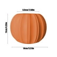 thumbnail image 3 of Pumpkin Vase Plastic Artificial Fake Pumpkin Flower Vase Decorative Plant Pots for Fall Autumn Halloween Harvest Thanksgiving Farmhouses Home Room Office Decor, 3 of 5