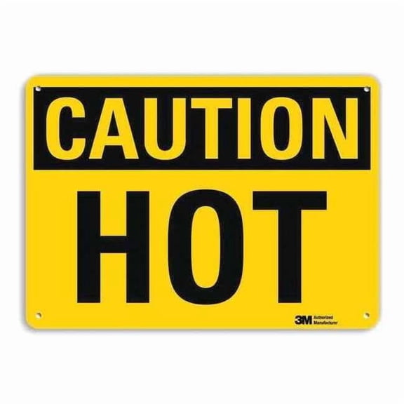 Lyle Caution Sign,10 inx14 in,Aluminum U4-1424-RA_14X10