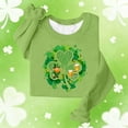 thumbnail image 2 of TaTaai Womens Holiday Graphic Sweatshirt St Patricks Day Long Sleeve Crewneck Loose Fit Casual Pullover Top Luck Theme Gift, 2 of 5