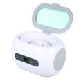 thumbnail image 3 of YAHHU 600mL Digital Ultrasonic Cleaner Machine with Degassing Function for Glasses and Jewelry Professional Stainless Steel Wave Tank Polish Appliance White Color EU Plug Model 9600B, 3 of 5