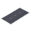 thumbnail image 2 of Accesorio de energía solar, panel solar de 100 W con kit de cargador solar Panel solar fotovoltaico Claridad notable, 2 of 8